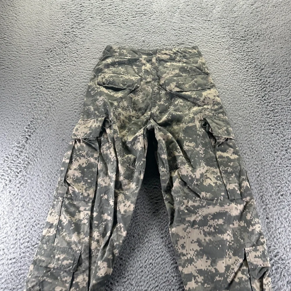 US Military Pant Men's XS Brown Camouflage Cotton Straight Leg Uniform Combat